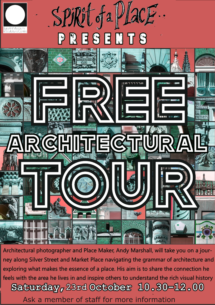 Bury Art Museum on Twitter: "Calling all architecture and photography buffs! Architectural photographer and placemaker Andy Marshall @fotofacade will be leading another 'Spirit of a Place' tour! Explore Silver Street with Andy and find out what makes it so special! Call 0161 253 5878 or ask at our desk!"