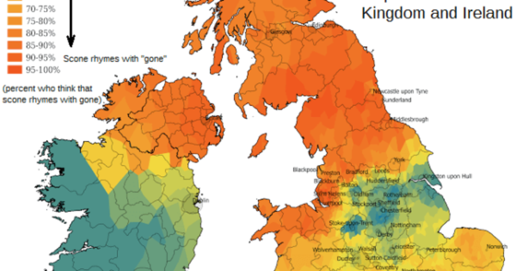 How Do You Pronounce “Scone?” – Map of the UK and Ireland – Brilliant Maps