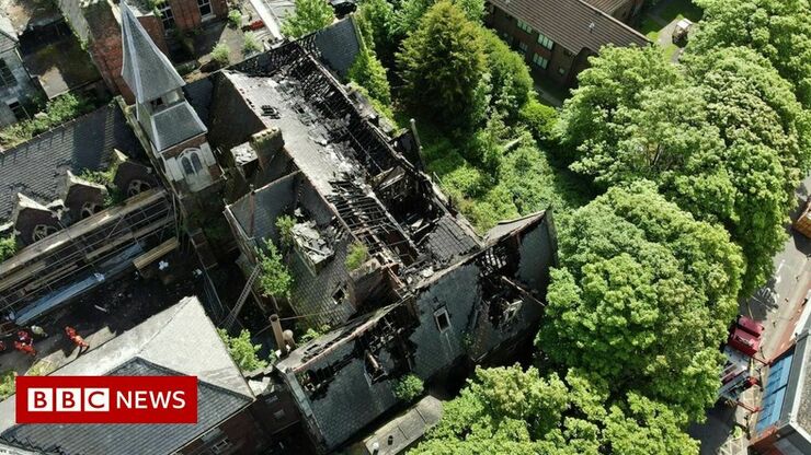 Preston fire: Former orphanage damaged by blaze - BBC News