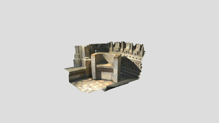 Frith stool - Beverley Minster - 3D model by Heritage360 [68f5434] - Sketchfab