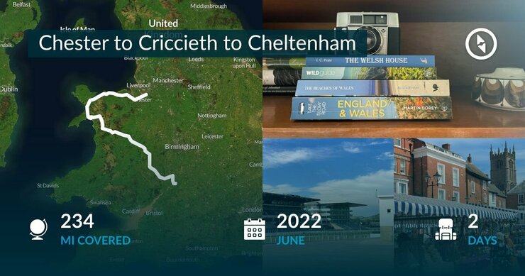 Chester to Criccieth to Cheltenham by Andy Marshall - Polarsteps