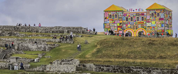 Art Installation at Housesteads Roman Fort | English Heritage