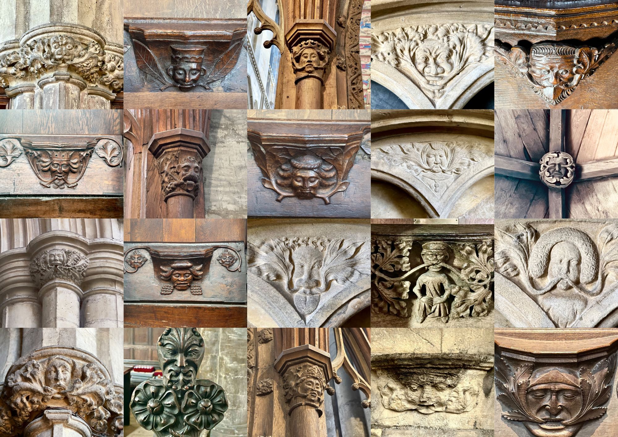 Green Man Collage - free download