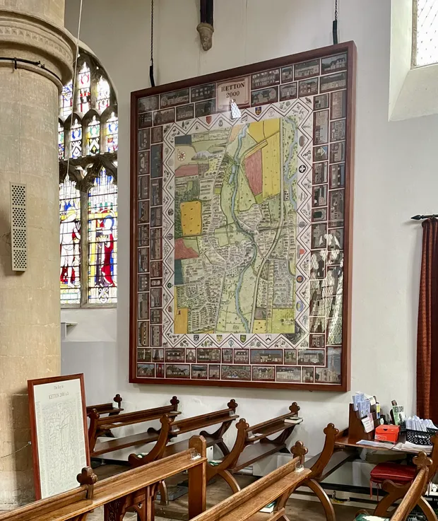 🟨 Treasure Hoard Entry: The Textile Map & Kneelers at St. Mary Ketton