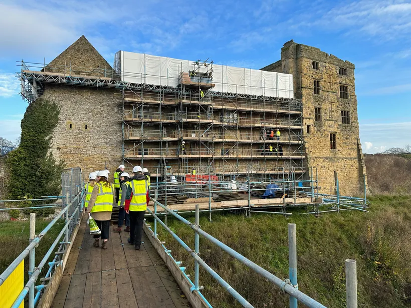 Helmsley Castle Tudor Mansion Conservation