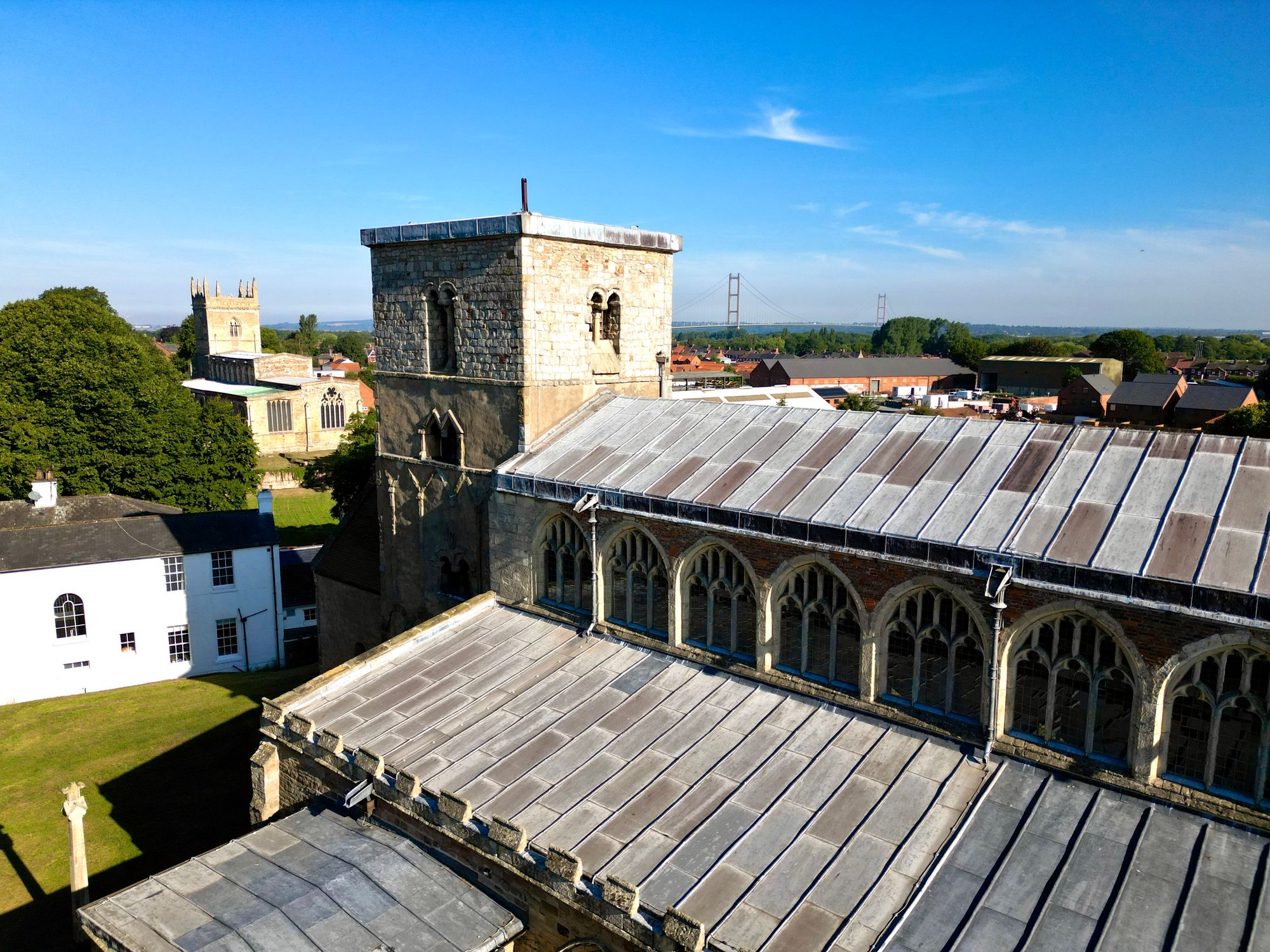 St. Peter, Barton-upon-Humber Aerial Video