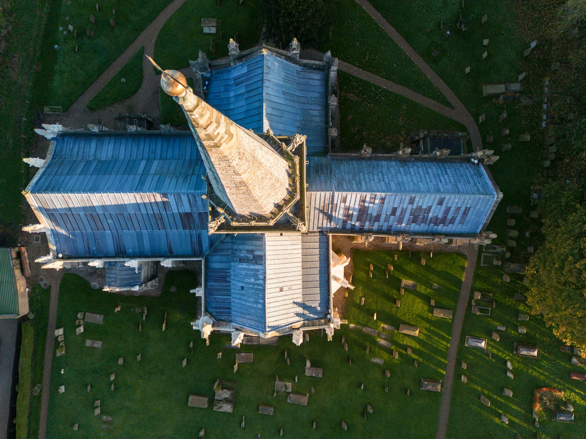 Aerial Video of St. Patrick, Patrington,  Yorkshire