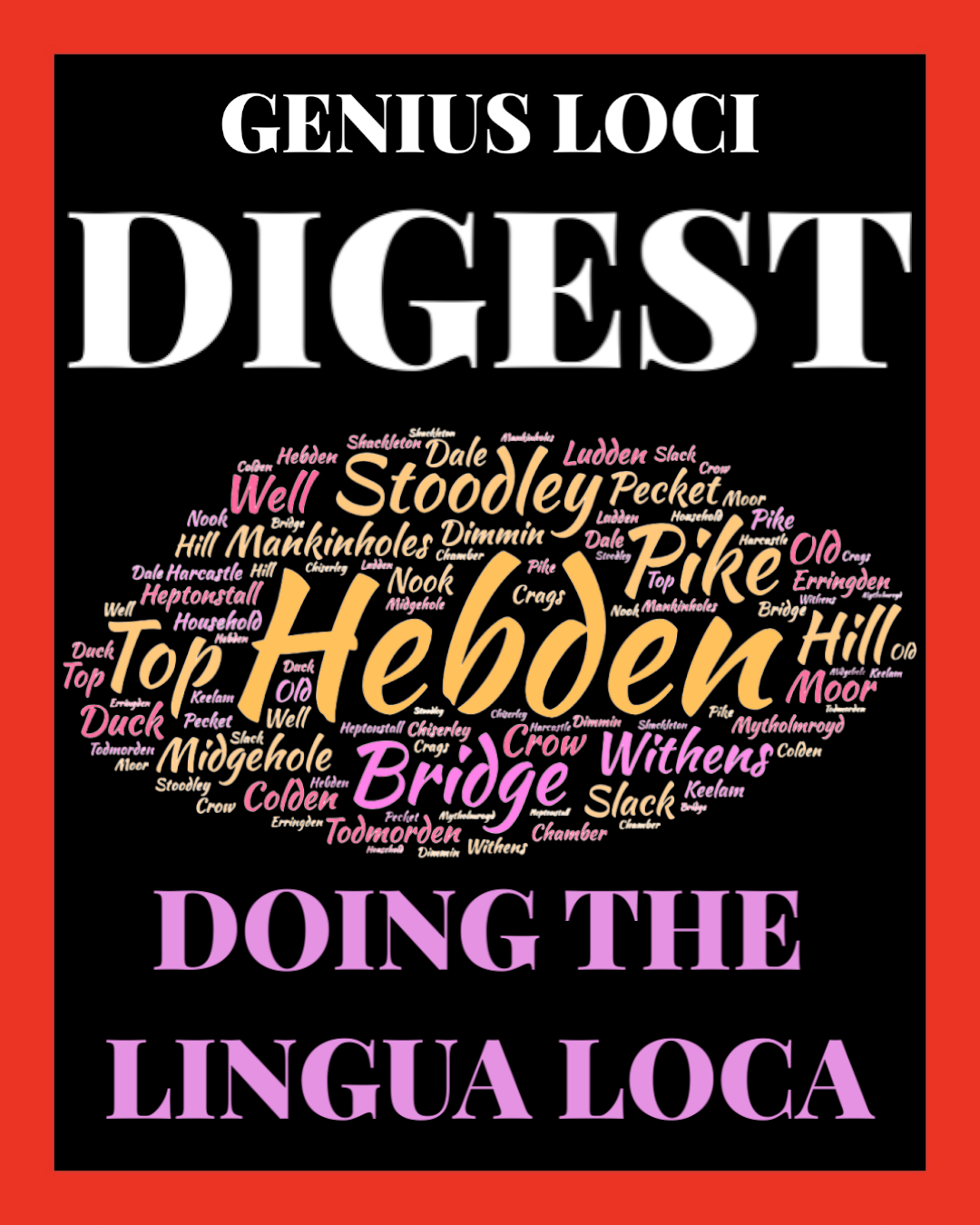 Andy Marshall's Genius Loci Digest: 27 Oct 2023
