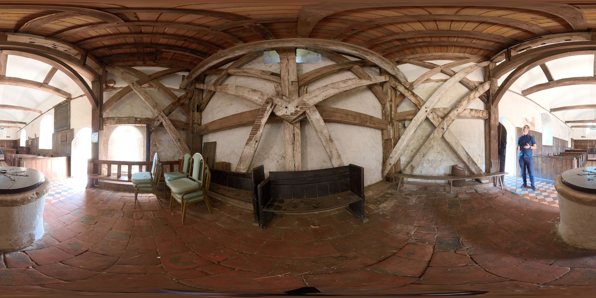 Be there: St. Mary Magdalene, Boveney, ancient interior in glorious VR