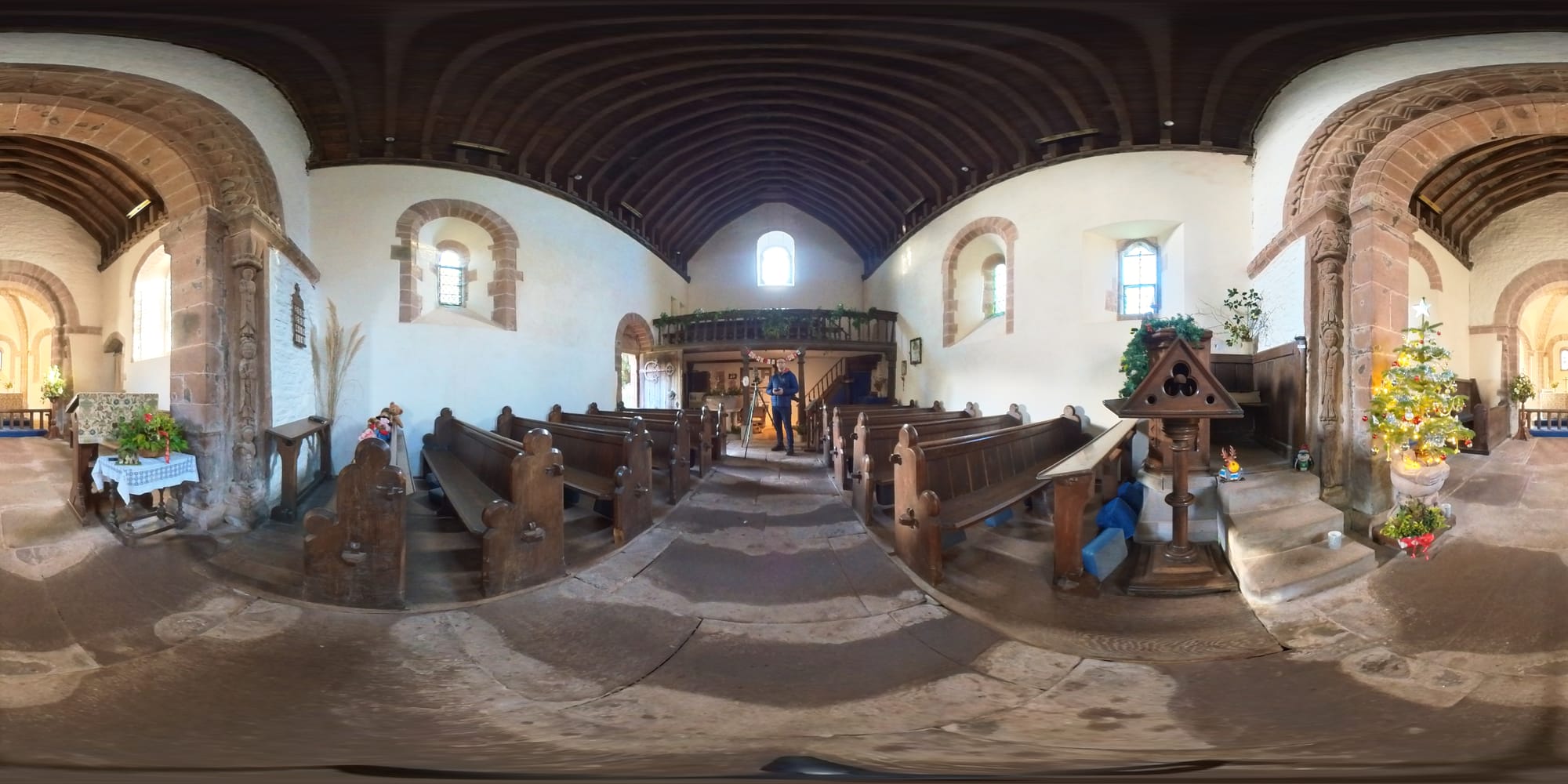 Be there: Kilpeck interior, Herefordshire in glorious VR