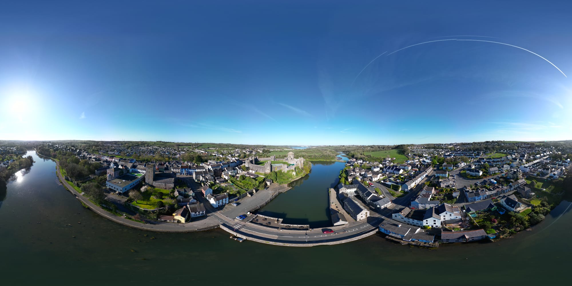 Be there: Pembroke Castle and Town in glorious VR