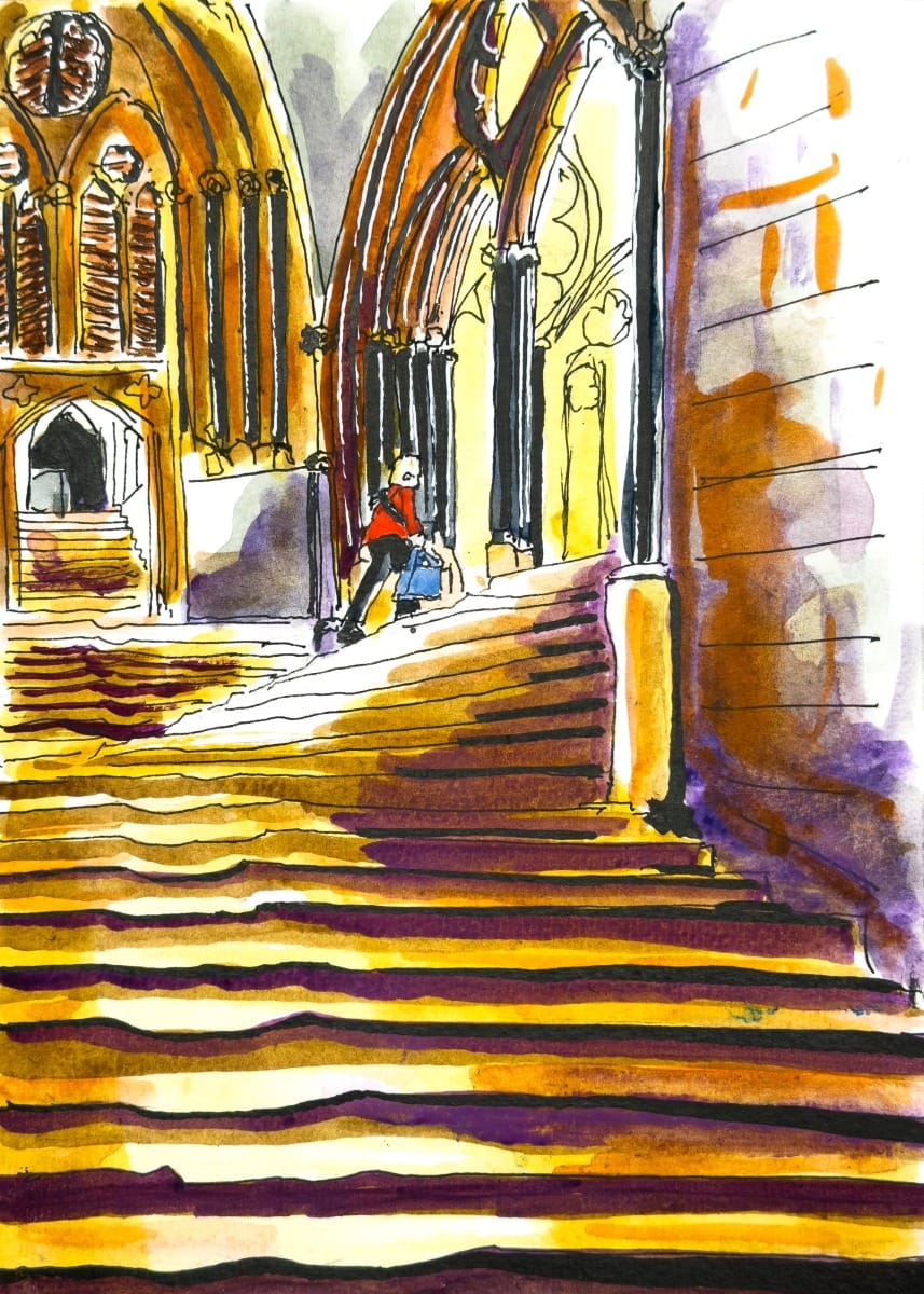 🎨 Atelier: Sea of Steps at Wells. Signed, Limited Edition Print of 25no.