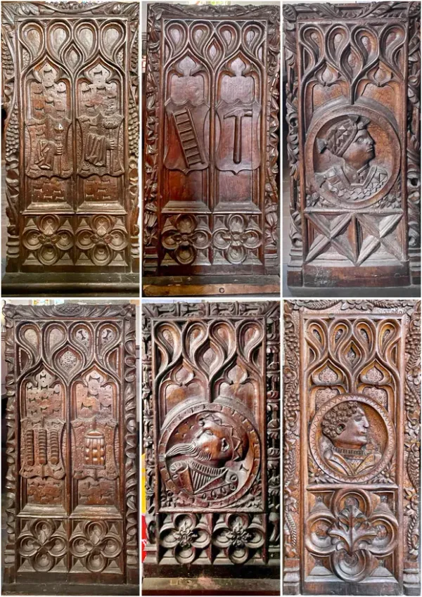 A Morthoe Mosaic of Bench ends - free download