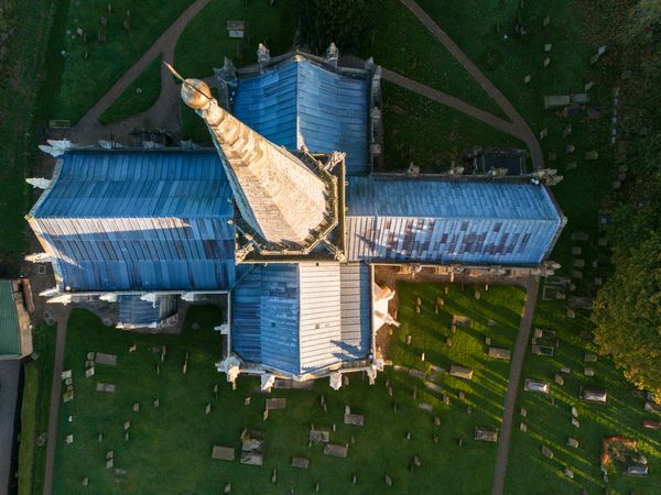 Aerial Video of St. Patrick, Patrington,  Yorkshire