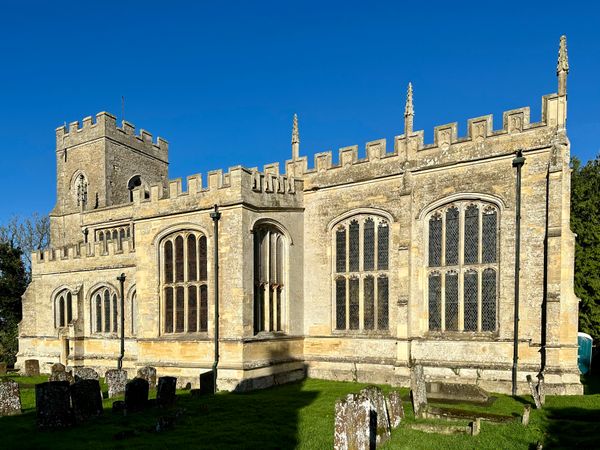 Aerial Video of All Saints, Hillesden, Buckinghamshire