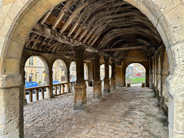 🟨 Treasure Hoard Entry: The floor at Chipping Campden Market Hall.