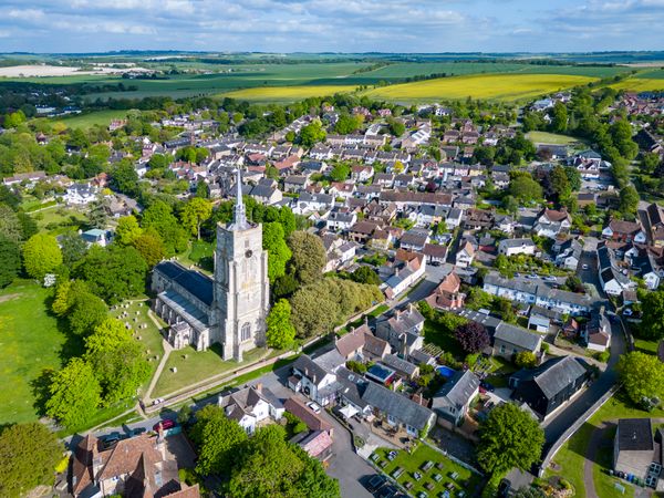 Aerial Video of St. Mary, Ashwell, Hertfordshire.