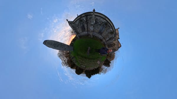 All Saint's and the Rudston Monolith in glorious VR